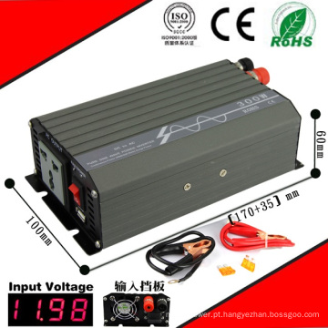 12V 24VDC ao inversor puro 300W da onda de seno de 220VDC 110VAC